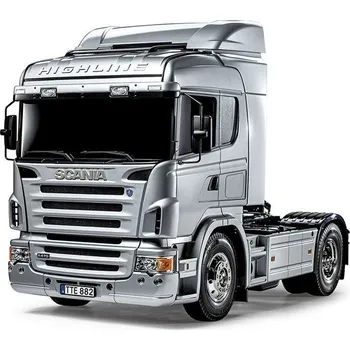 RC model auta Tamiya Scania Truck 1:14 stříbrný