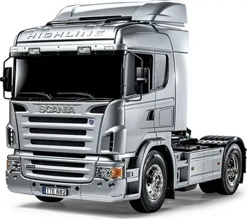 RC model auta Tamiya Scania Truck 1:14 stříbrný