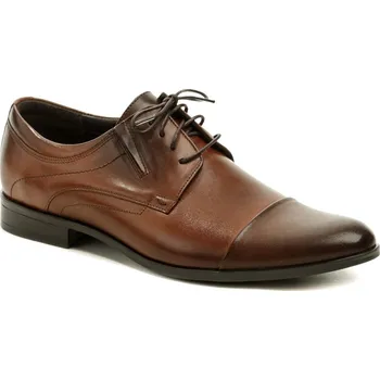 Pánské polobotky Tapi C-6915 hnědá pánská společenská obuv EUR 43