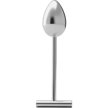 Anální kolík OCELOVÝ ANÁLNÍ KOLÍK S DLOUHOU RUKOJETÍ ANAL PLUG KE STIMULACI ANUSU