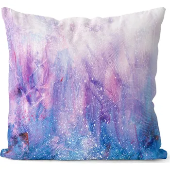 Dekorativní polštářek Polštář Watercolor – blue (Velikost: 40 x 40 cm)