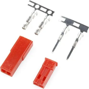 RC vybavení KONEKTOR A ZDÍŘKA JST-2pin