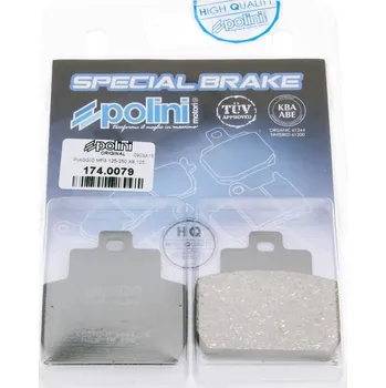 Auto-moto Brzdové destičky Polini organic, Piaggio Beverly, MP3, X8, X9 174.0079