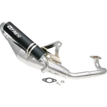 Výfuk pro motocykl Výfuk Tecnigas Q-Tre chrome, Peugeot horizontal 26266