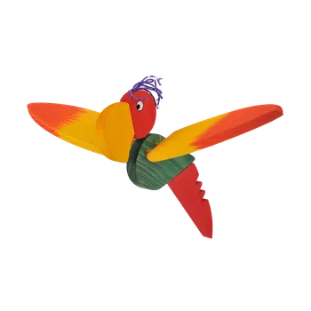 Dřevěná hračka Chocholouš malý žíhaný