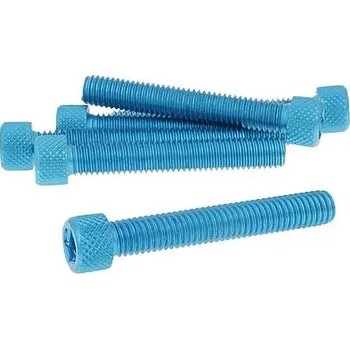 Spojovací materiál motoru Vparts Sada šroubů 6ks inbus modrá - M8x50 VC21297