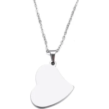 Náhrdelník Šperky4U Ocelový náhrdelník srdce - OPD0234-ST