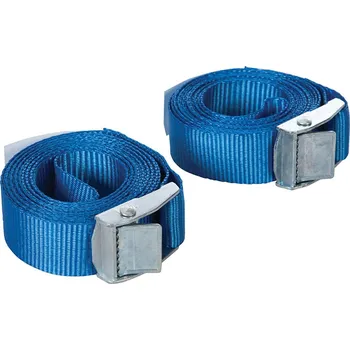 cam buckle tie-down straps Silverline 25mm x 2.5m - 2 pieces 35762