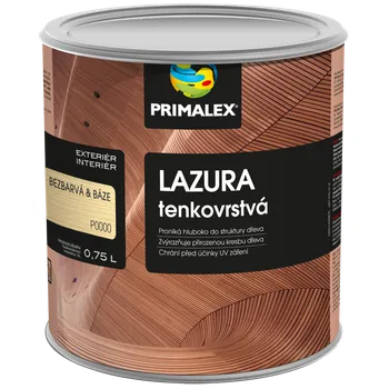 barva a nátěr na dřevo PPG PRIMALEX - lazura tenkovrstvá odstíny 0,75 litru tenkovrstva: 0064 buk