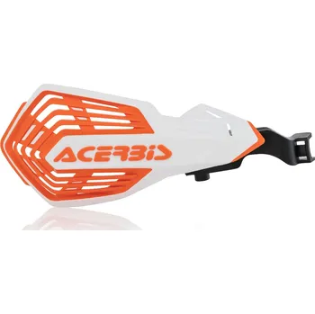 Chránič ruky pro motocykl chrániče páček ACERBIS K-FUTURE bílá/oranžová