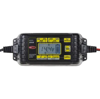 Nabíječka autobaterie CarClever Inteligentní autonabíječka 6V & 12V/4A