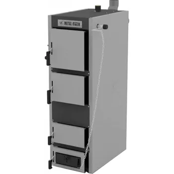 Kotel Metal-Fach SEMAX OPTI 40 kW 880 zPID, odtahový ventilátor (Kotel na dřevo s jednotkou CS-880 zPID, s odtahovým ventilátorem)