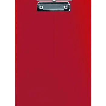 Psací podložka s klipem Donau, A4, PP, zavírací, červená