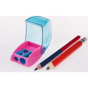 Kancelářské potřeby Plastové ořezávátko Kores Snappy, dvojité