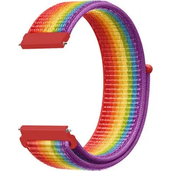 Příslušenství k chytrým hodinkám eses Nylonový řemínek na suchý zip - Duhový, 20 mm