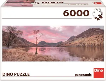 puzzle Dino Panoramic Jezero v horách 6000 dílků