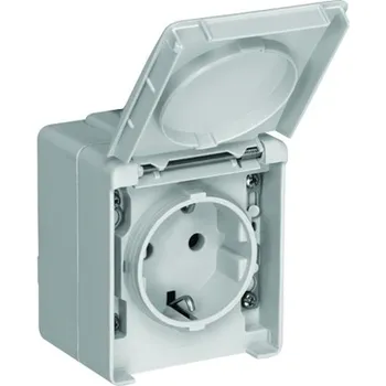 Elektrická zásuvka 48132 CCZ – šedá