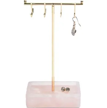 Šperkovnice Stojan na šperky Stackers Small Rose Quartz T-Bar | růžová 75481