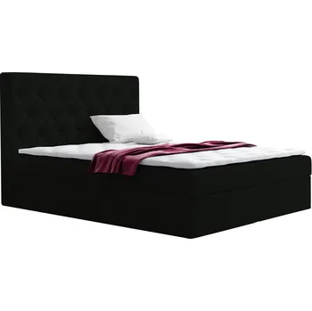 Postel Eka Kontinentální čalouněná postel Elegant - Fresh (200x200 cm) Barva látky - Fresh: Zelenošedá (16)