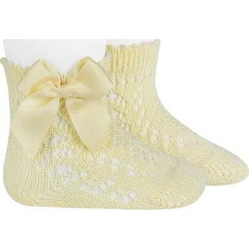 Cóndor Condor dětské ponožky s mašlí 25194 - 610 Velikost: 0 / 6 - 12 měsíců