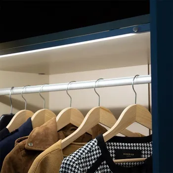 LED lišta LED21 FUTURA PIR nábytkové rohové svítidlo do skříně s čidlem 18W/m 1600mm FUTP-1600