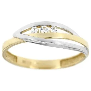 Prsten Zlatnictví U Kostela Zlatý dámský prsten ve tvaru lístku 2295ž 58 2511-19323821