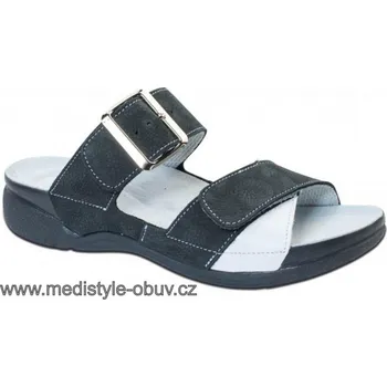 Dámská zdravotní obuv MEDISTYLE FATIMA 9F-H16/1 pantofel šedý vel.37-42, --- - 39