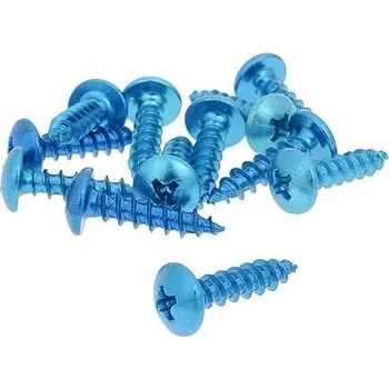 Spojovací materiál motoru Vparts Sada šroubů 12ks na plasty modrá - 5x20 VC21249