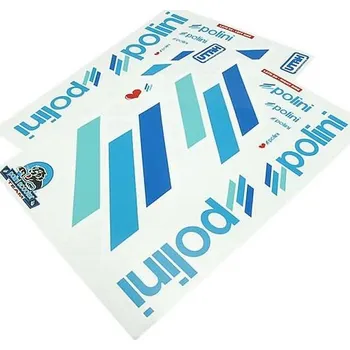 Samolepicí dekorace na vozidlo Sada samolepek Polini replica DIN-A2, na tmavý podklad P.13672