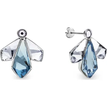 Náušnice Náušnice modré se Swarovski Elements Falena KDF47313AQC Aqua