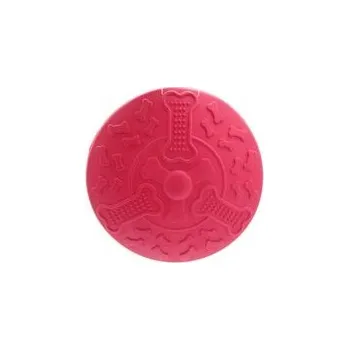 Pro psa Flamingo hračka pro psa létající talíř 18 cm červený