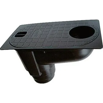 Geiger - lapač střešních splavenin, odtok D 110, černý