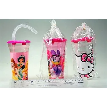 Láhev Lahev Diseny s brčkem 400 ml