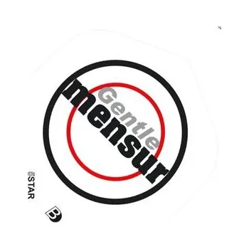 Příslušenství pro šipky Bulls Letky FIVE-STAR standard white Gentle Mensur