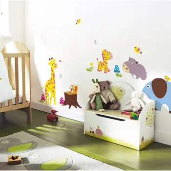 Samolepící dekorace Samolepka na zeď "Zvířátka XXL" 58x235 cm