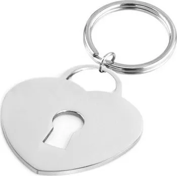 Přívěsek Ocelový přívěsek na klíče - visací zámek