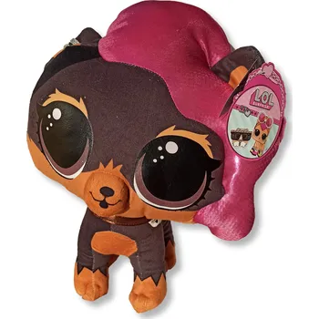 plyšák LoL Surprise Pets kočička plyšová 37cm 6druhů 0m+ Jméno: 5. Surprise Ruff Rocker
