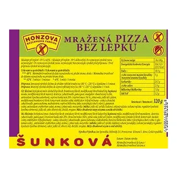 Hotové jídlo Pizza (H) ŠUNKOVÁ 320g - bez lepku, mražená