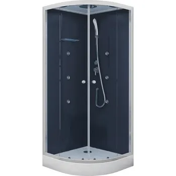 Sprchový box Aurlane Blue River Round 2.0 90x90 cm CAB121