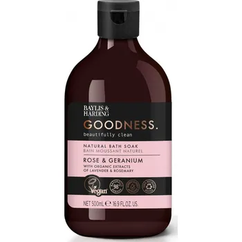 Koupelová pěna Baylis & Harding Goodness - Růže & Geranium Pěna do koupele, 500 ml