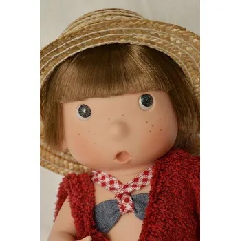 Panenka Tilina ve slamáku od firmy Lamagik ze Španělska (Tilina - španělská panenka - 25 cm)