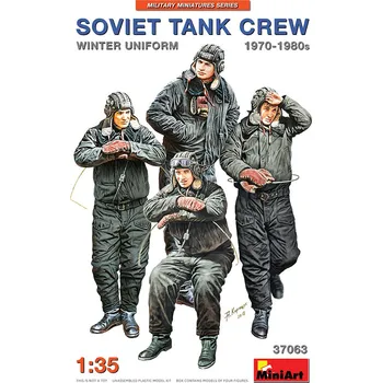 Plastikový model 1/35 Soviet Tank Crew 1970-80s, winter uniform