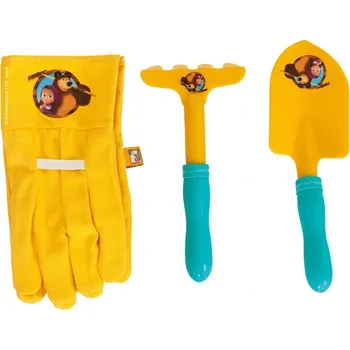 Sada zahradního nářadí BINO Máša a Medvěd zahradní náčiní 