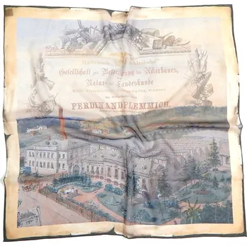 Šátek HEDVA ČESKÝ BROKÁT Šátek PESh 525 70x70 tisk FLEMMICH heritage