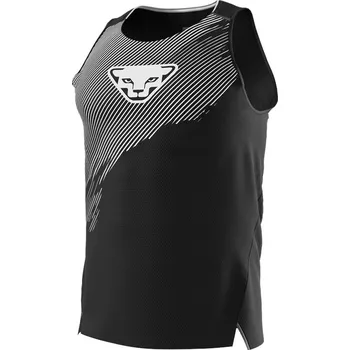Tílko Dynafit DNA Tank black out 2023 Barva: černá / bílá, Velikost: XL