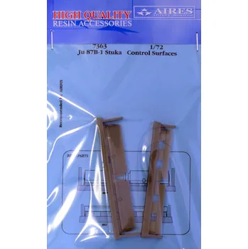 Plastikový model 1/72 Ju 87B-1 Stuka control surfaces (AIRF)