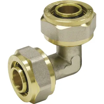 Fitinka PipeTec Deutschland Svěrná úhlová spojka 90° na vícevrstvé hliníkové spojovací trubky, 26x3 mm