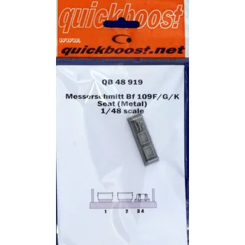 Plastikový model 1/48 Bf 109F/G/K seat (metal type)