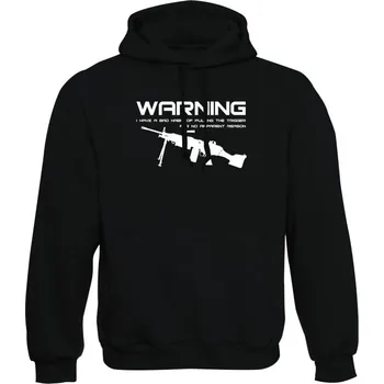 Pánská mikina Mikina s kapucí BAD HABIT M249 - černá