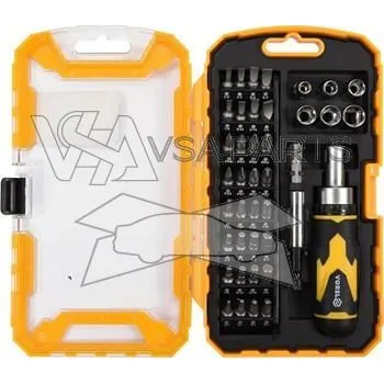 Šroubovák TOYA Šroubovák ráčnový s příslušenstvím 41 ks